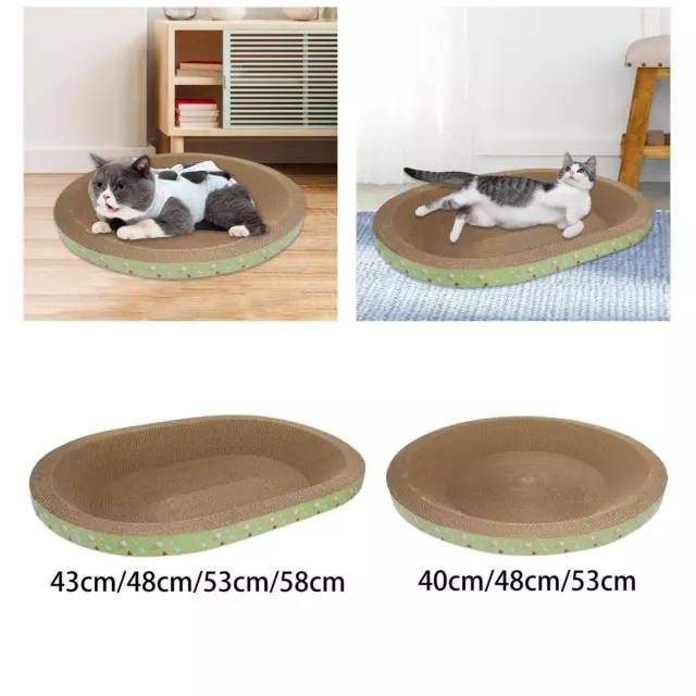 Katzenkratzer interaktives Spielzeug Kratzpad Sofa für kleine mittlere große Katzen
