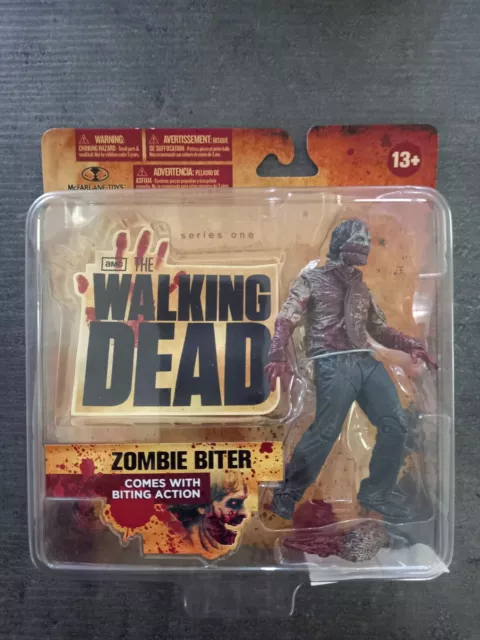 The Walking Dead Figures. Series One.  Zombie Biter. McFarlane Toys