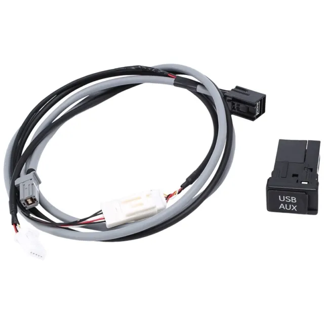 Interruttore di interfaccia auto USB AUX spina 5 pin set cavi adattatore per