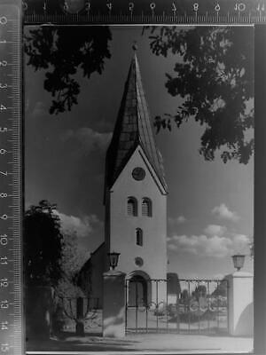 30102512 - 2278 Nebel Amrum Kirche Nordfriesland LKR GLASNEGATIV