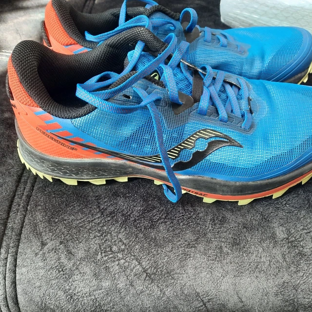 Soucany Peregrine Pwr Trac Men's 8 Trail Running Tennis Shoe Form Fit