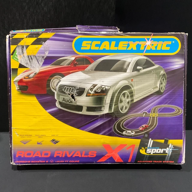 SCALEXTRIC ROAD RIVALS X1 Slot Car Racing Set £19.99 - PicClick UK