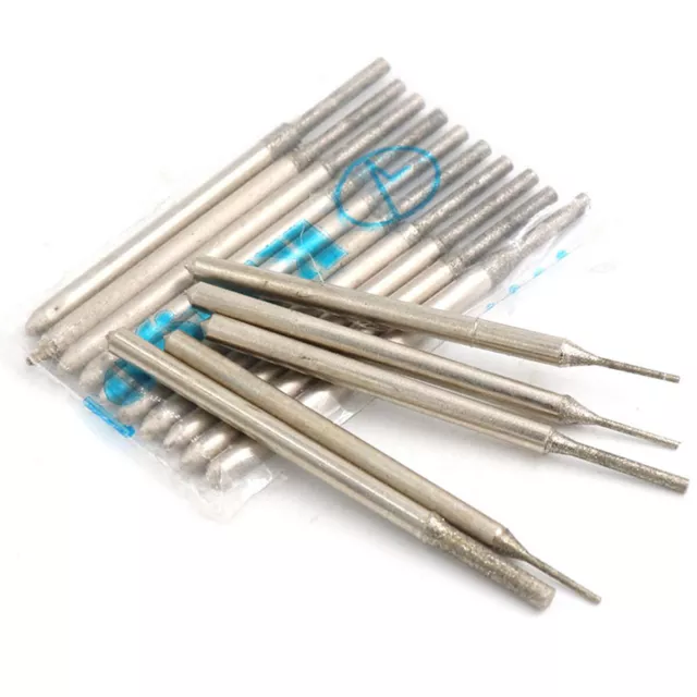 0.4-1.8Mm Diamond Coated Tipped Drill Bit For Tile Jewellery Glass Bur Needle