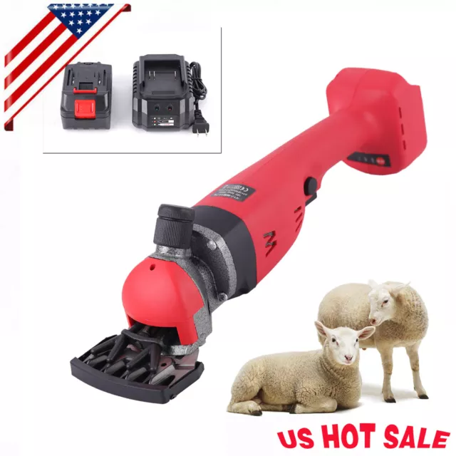 Cordless Electric Flexible Shaft Sheep Shearing Machine Goat Wool Clipper Shear