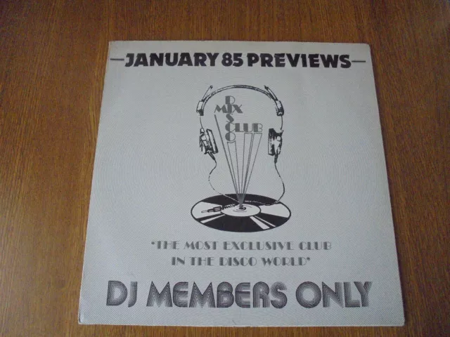 January 1985 Previews Disco Mix Club Dmc Dj Members Only Uk Vinyl
