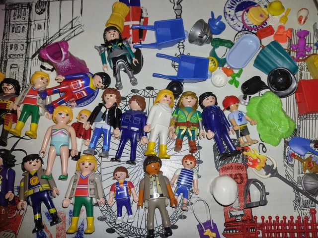 Lot De Figurines/personnages Et Accessoires Playmobil Et Geobra Occasion