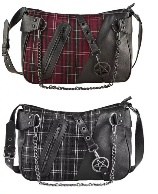 Killstar Super Naturalist Dark Academia Ornate Gothic Velvet Handbag