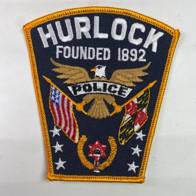Hurlock Police Maryland MD Patch J8