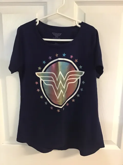 Wonder Woman Girls Shirt Large 10/12
