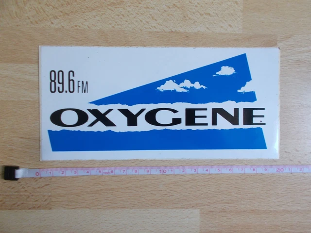 Sticker Radio Oxygen - 89.6 Fm
