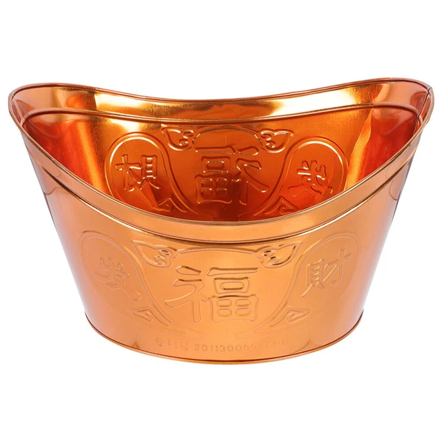 Forme de lingot d'or traditionnel Burn Bucket Bucket Paper Frother