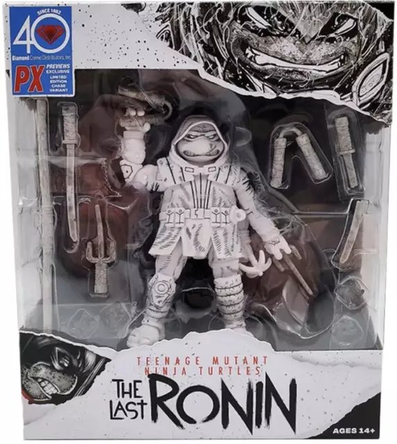 Teenage Mutant Ninja Turtles The Last Ronin Black & White Stylised Action Figure