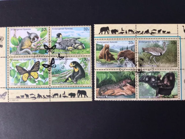 Briefmarken Vereinte Nationen, Gefährdete Arten