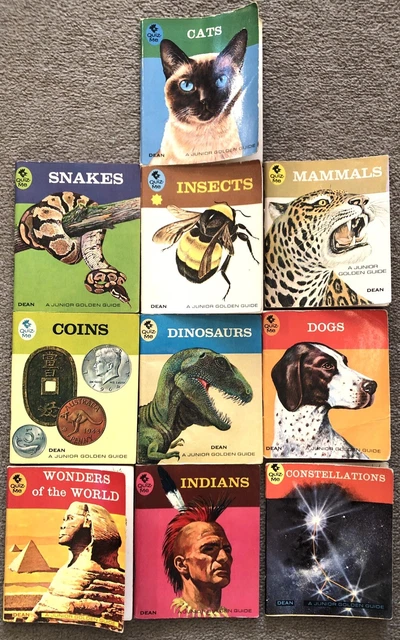A Junior Golden Guide Quiz Me, Dean Set Of 9 Vintage Books 1960 - 1970