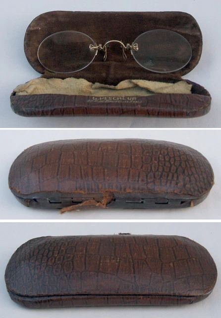 Lunettes De Vue Anciennes Pince-nez – Fabriquées à Marseille, France – époque Rétro