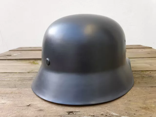 Original M42 Stahlhelm Wehrmacht / Heer aufgearbeitete 66er Glocke 2. WK WW II 2