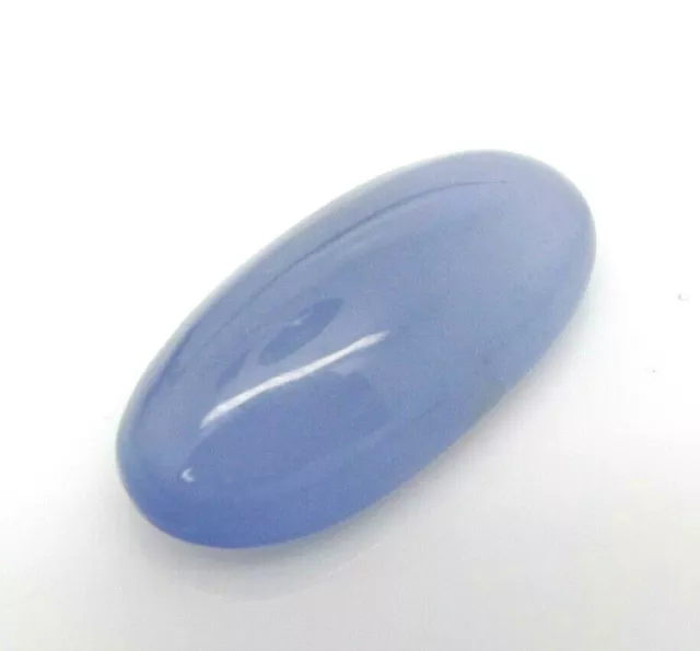 1x Calcédoine - Ovale Cabochon Lavande 16,40ct.25, 5x12, 5x6, 9mm (1539C) 2