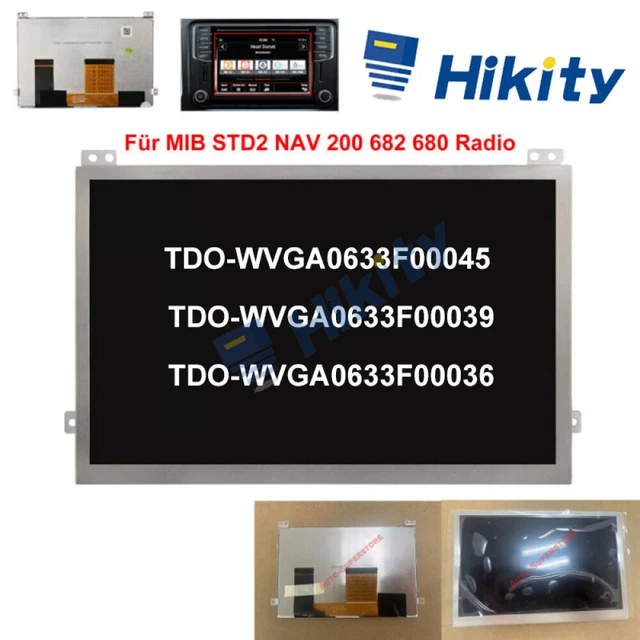 6.5 Inch LCD Touch Screen Display For VW Skoda MIB STD2 Systems – TDO-WVGA0633F00045