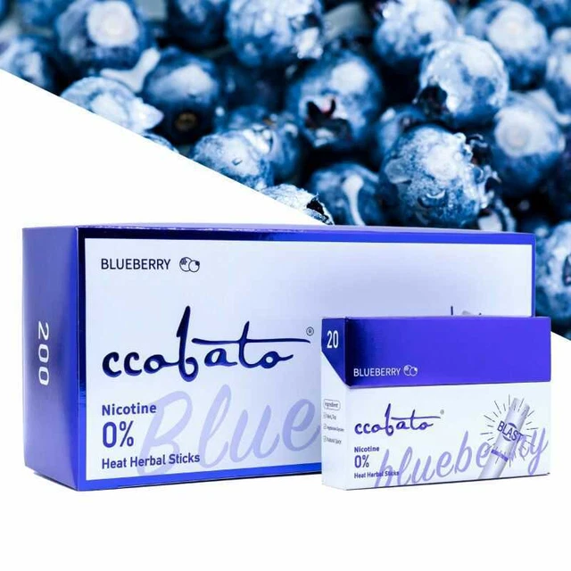 Calentadores a base de hierbas Ccobato con bola de sabor, para dispositivo de calor no quemadura, 10 paquetes