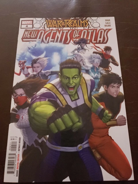 New Agents Of Atlas War of the Realms #4 NM+ HOT SERIES Aero Marvel 2019