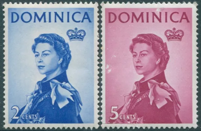 Dominica 1963 SG163-166 QEII (2) scuffed MNH (amd)