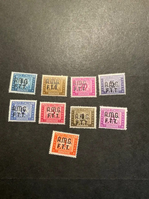 Stamps Trieste Zone A Scott #J7-15 never hinged
