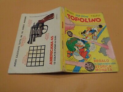 Topolino N° 755 Originale Mondadori Disney Molto Buono 1970 Bollini No Gadget