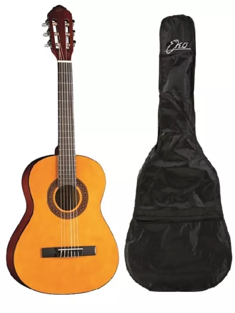 Guitare Classique d'étude enfant 9 à 12 ans Eko 3/4 Pack Natural