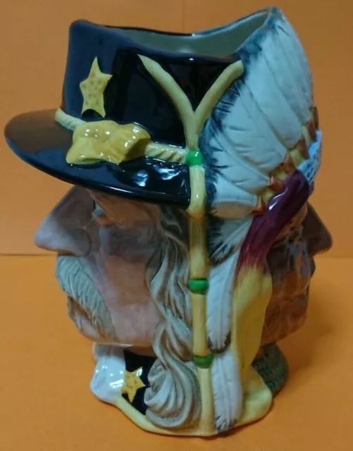 Royal Doulton Character Jug Custer General & Sitting Bull Limited Edition