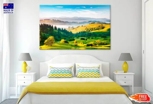 Sunny Splendid Summer Landscape Wall Canvas Home Decor Australian Made Quality