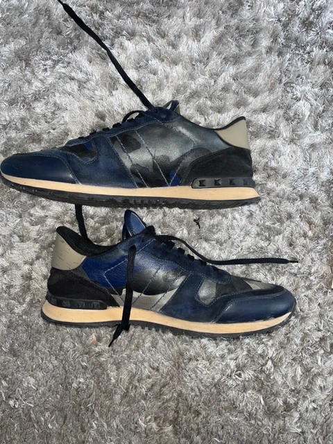 mens valentino camo trainers