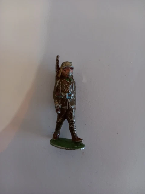 Figurine Plomb Peint Indien Native American 50 Mm Marque JF ?