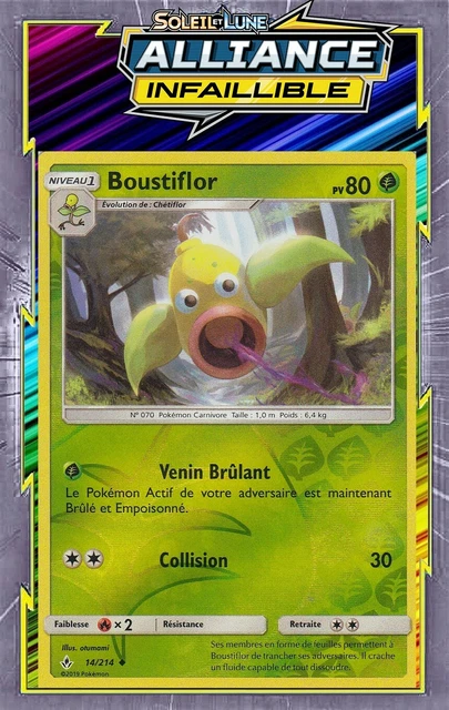 Boustiflor Reverse - SL10:Alliance Infallible - 14/214 - Pokemon Card New FR
