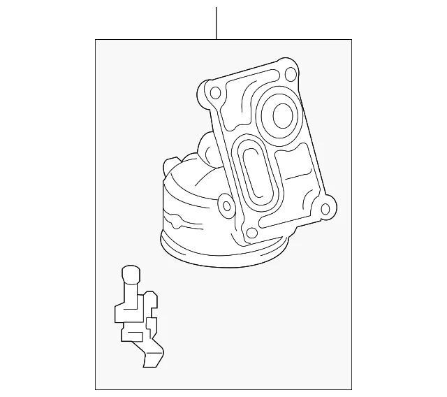 GENUINE TOYOTA ENGINE Oil Filter Housing 1565038020 £100.06 PicClick UK