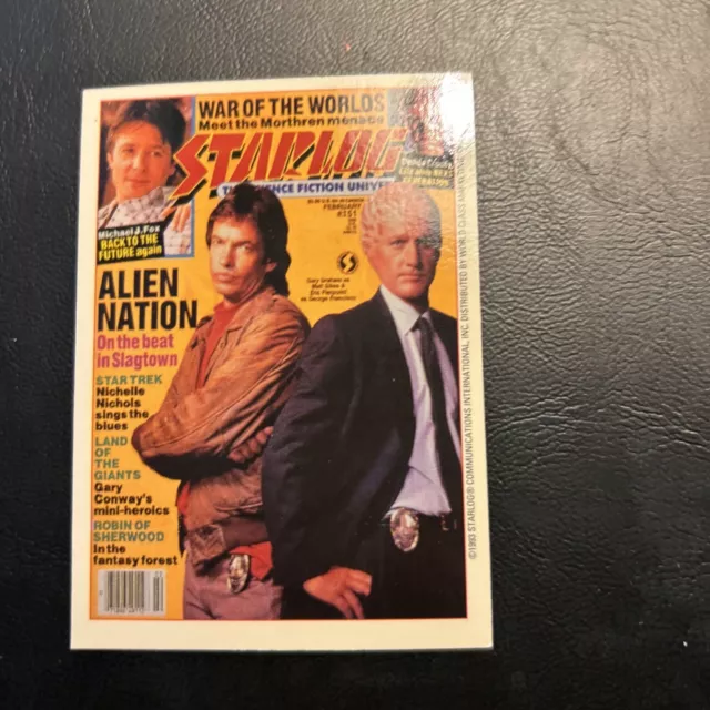 Jb8b Star Log Magazine 1993 Puzzle #76 Alien Nation War Of The Worlds