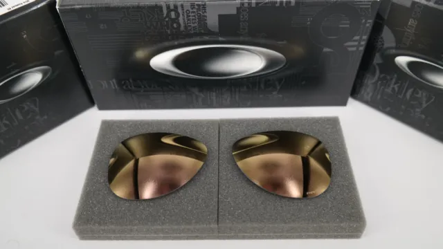 New Oakley SPLIT TIME PRIZM ROSE GOLD OO4129 Replacement Lens Authentic GENUINE