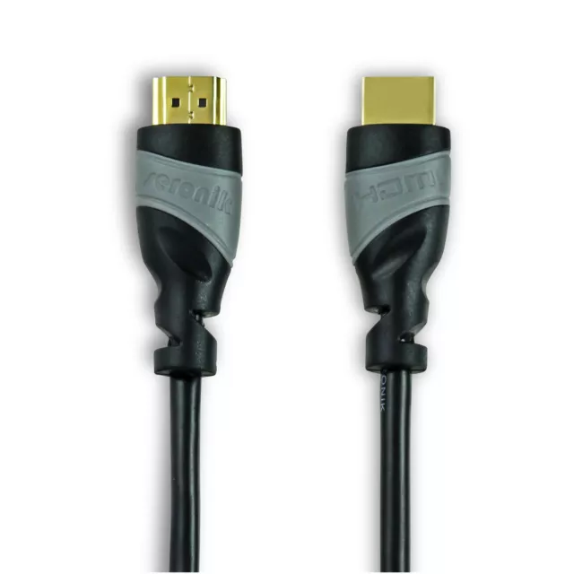 2m HDMI Kabel 4K 2.0 HighSpeed Ethernet 3D ULTRA HD TV ARC | PC PS4 XBOX 2 meter 3