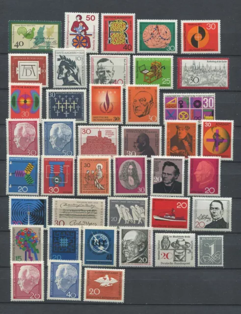 Germany - BRD : Lot with stamps from the 1960s and 1970s - mint NH