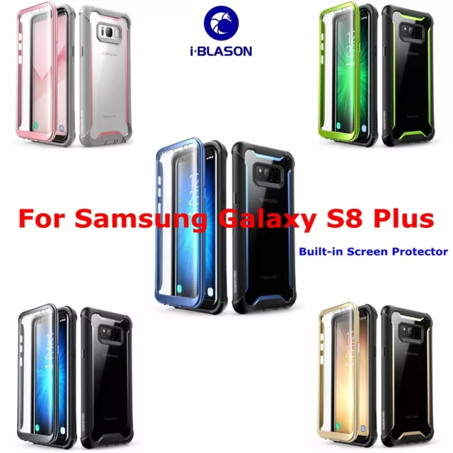 For Samsung Galaxy S8 / S8+ Plus Case, i-Blason Full Body Clear Bumper Cover New