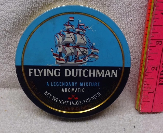 ** VINTAGE - FLYING DUTCHMAN Tobacco TIN - 1 3/4 ounce size - SUPER