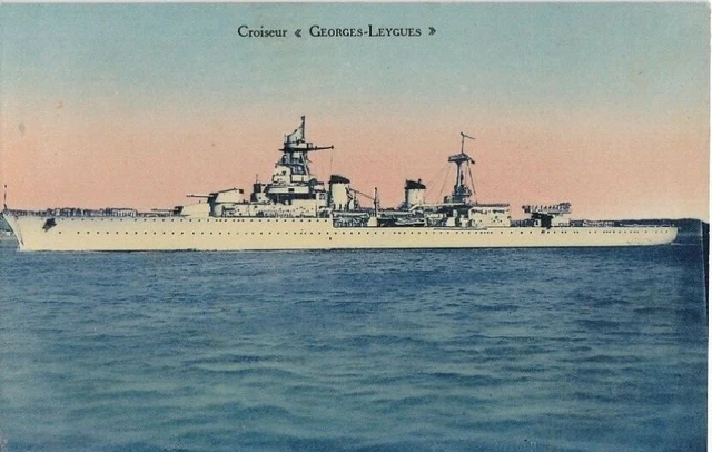 CPA 44 Marine Military ST NAZAIRE Light Cruiser GEORGES-LEGGES 1933/1970