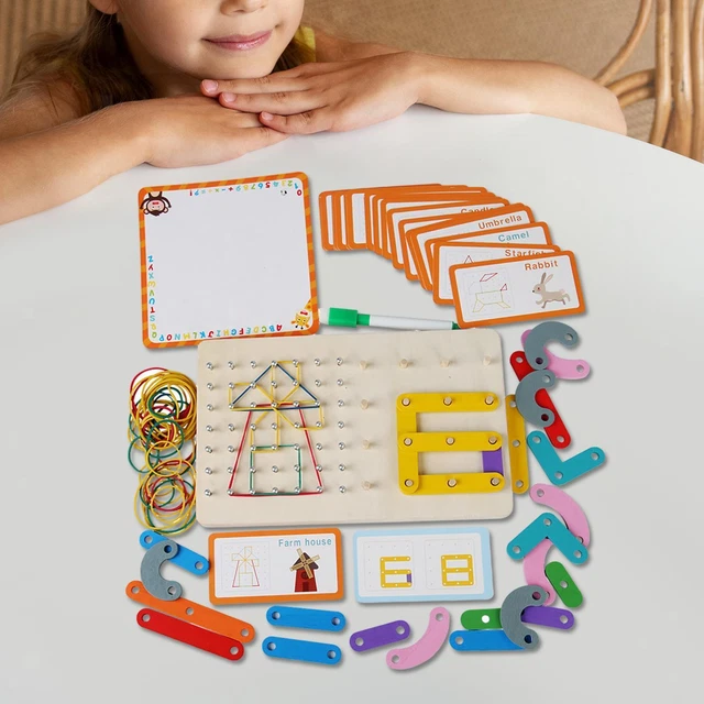 Libro puzzle in legno Tangram magnetico Montessori per bambini Puzzle Giocattoli educativi portatili per l'intelligenza di apprendimento per bambini piccoli  26