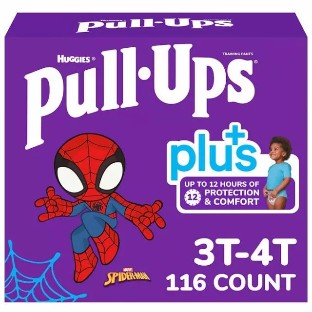 :.Huggies Pull-Ups 🕸️ Training Pants For Boys Size 3T-4T - 116 Ct.: