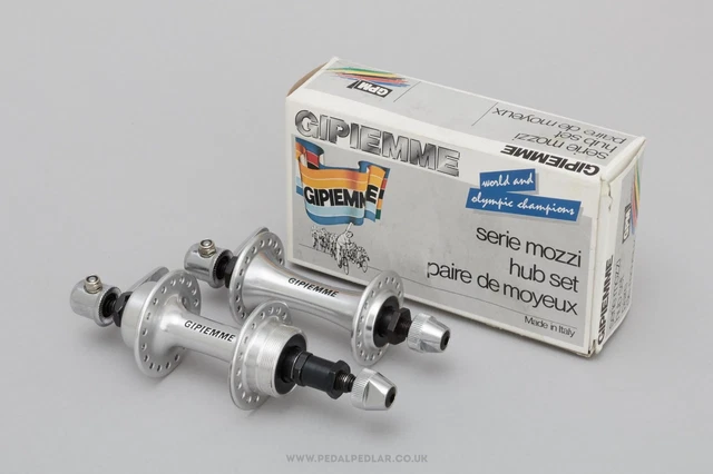 Gipiemme Sprint Front & Rear Hubs 100/ 126mm Léroica Road Bike Italian-made