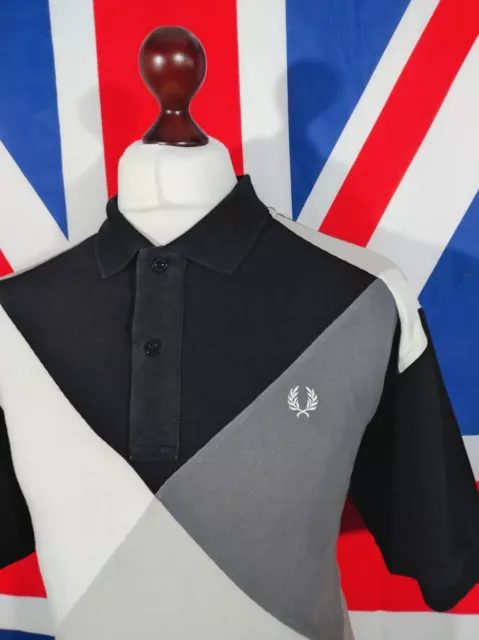 Fred Perry Argyle Polo - 2XL/3XL - Multicoloured - Mod Casuals 60's