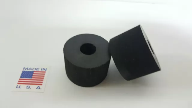 Rubber Spacer Anti-vibration  1" THK X 1-1/2" OD X1/2 ID MADE IN THE USA 8 pack