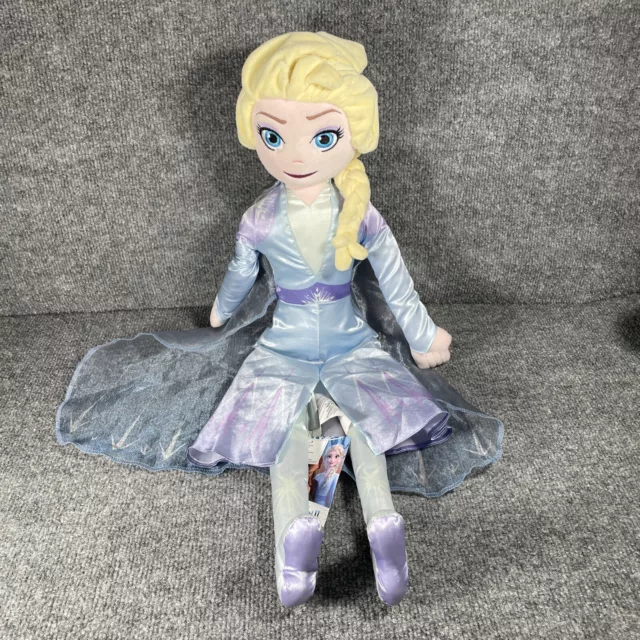 ✨Disney Frozen II Mystic 26” Elsa Soft Plush Large Cuddle Pillow Buddy W Tags✨