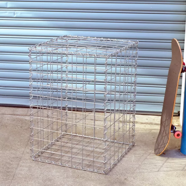 Gabion Cage 528mm L x 528mm W x 750mm H, 75x75mm, AL-TEN