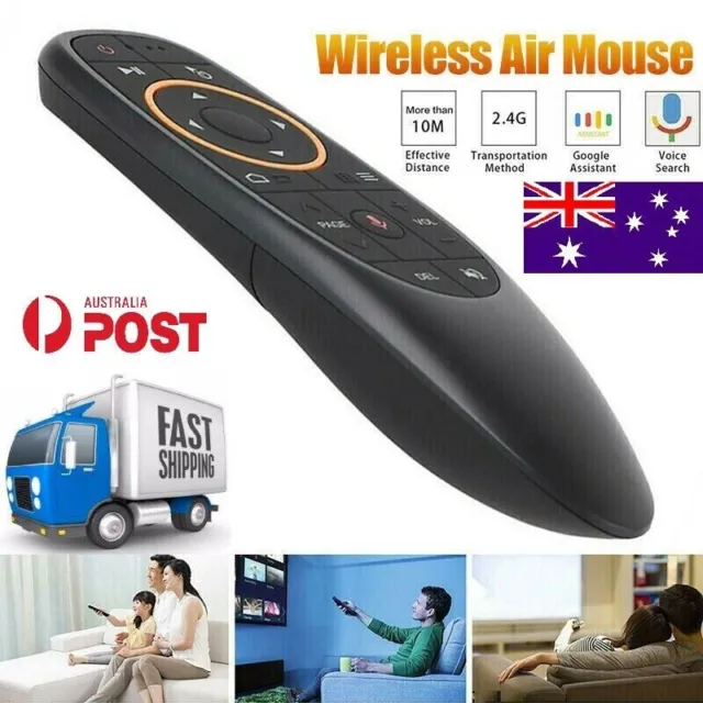 Voice Air Mouse 2.4GHz RF Wireless Gyroscope Microphone Remote Control For TV