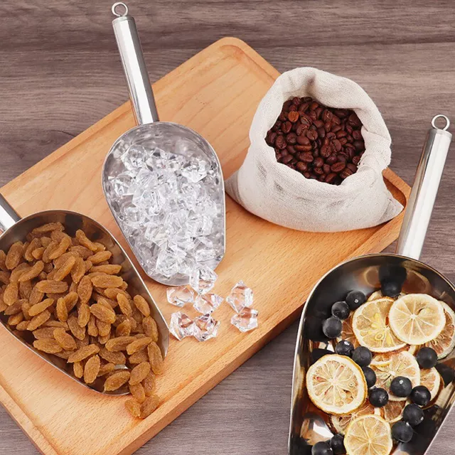 Barra buffet pala de grano de acero inoxidable pala de hielo accesorios herramientas de cocina sp